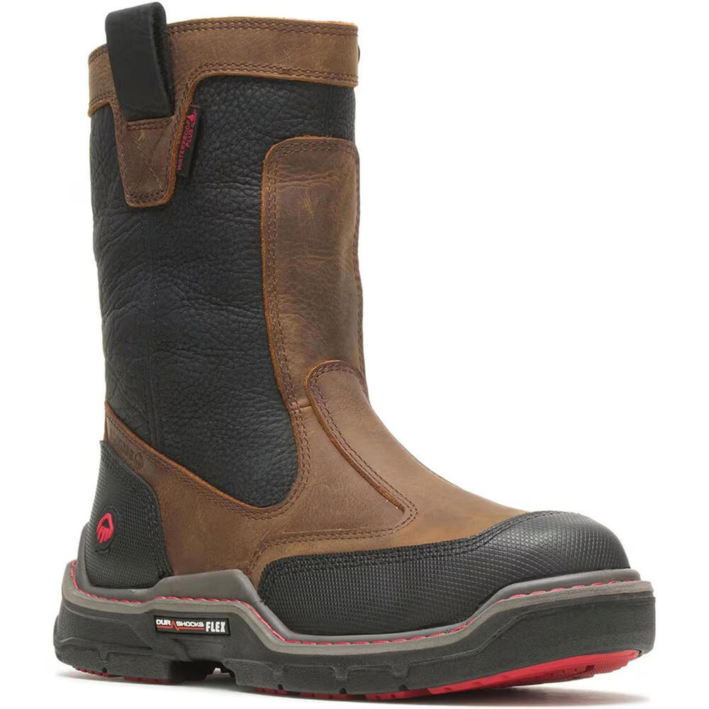 NEW WOLVERINE RAIDER SZ 7.5 MEN DURASHOCKS WATERPROOF BROWN W221005